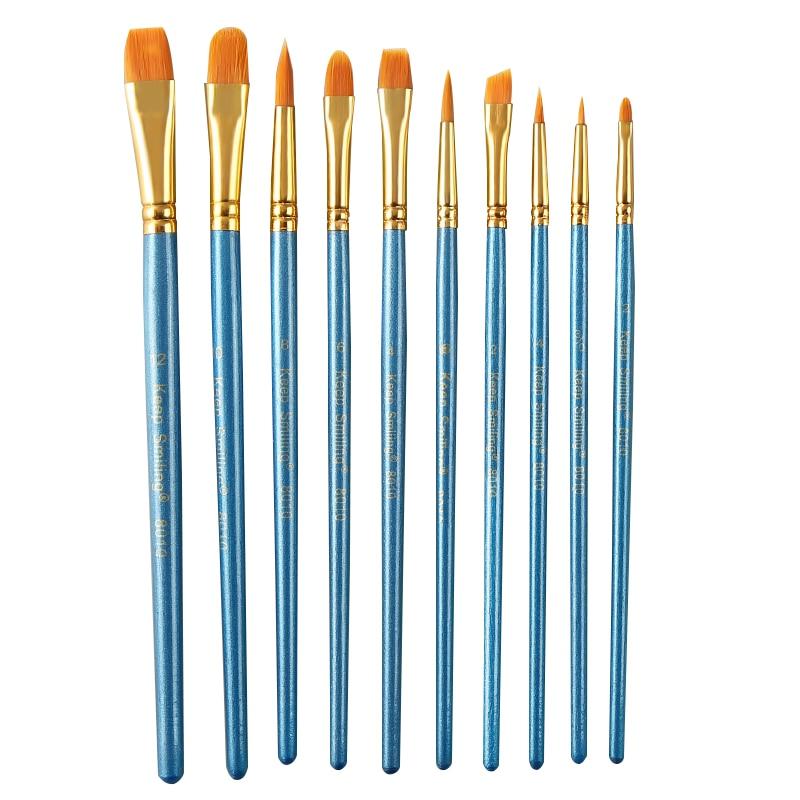 Deluxe Paintbrush Set 10 Sizes - Paint By Number For Adults ...