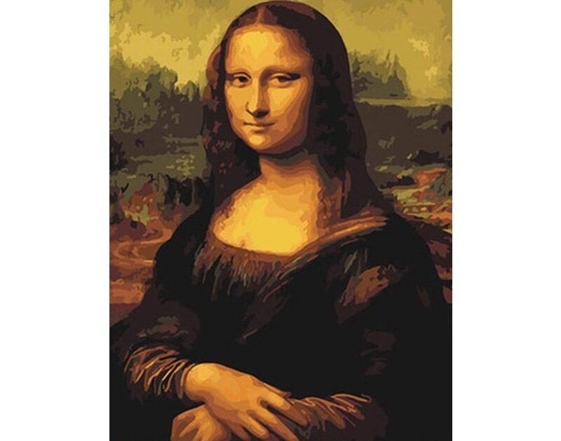 Mona Lisa - Leonardo Da Vinci - Paint By Number For Adults ...